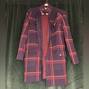 Max Studio Plaid Jacket- XL
